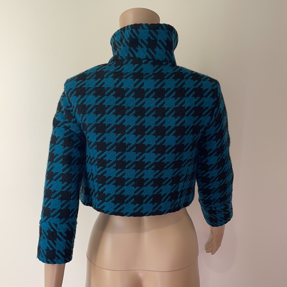 ZARA | TRF Cropped houndstooth jacket - Picture 9 of 14